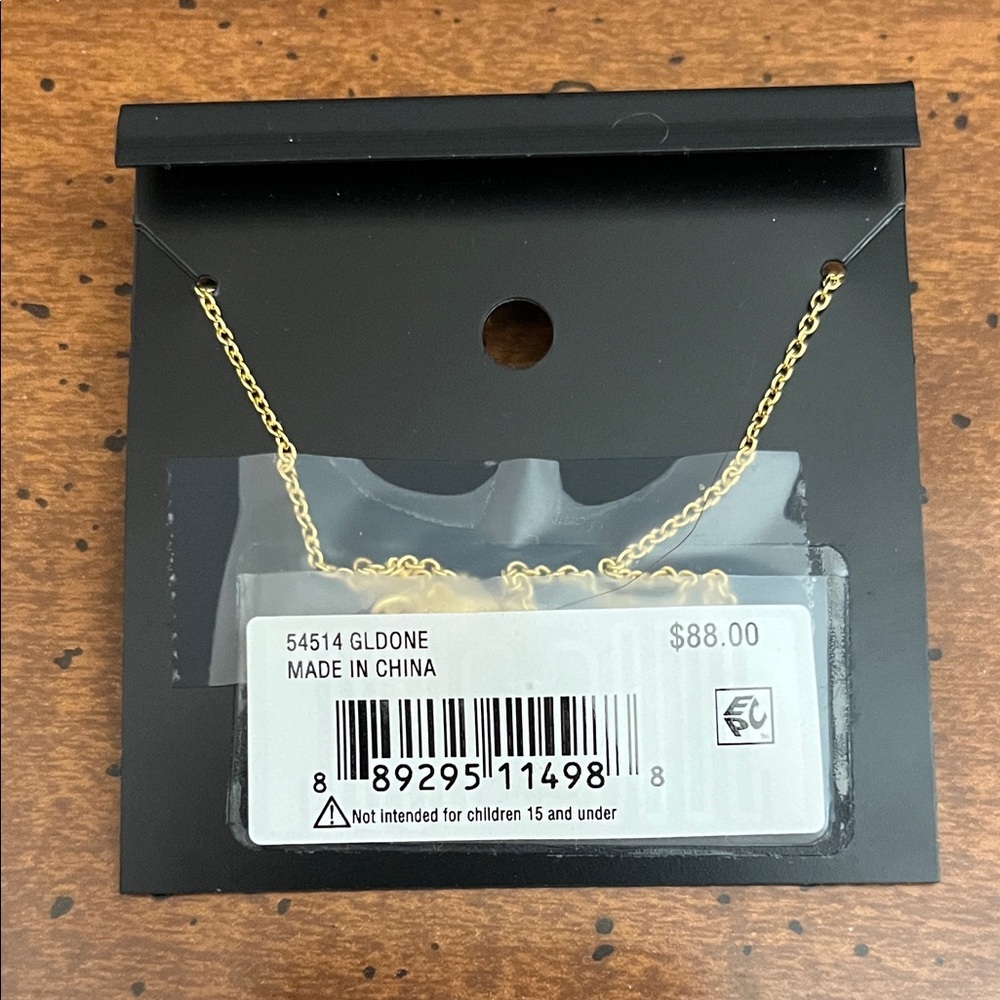 Coach Gold-Tone Crystal Pendant Necklace - Picture 2 of 2